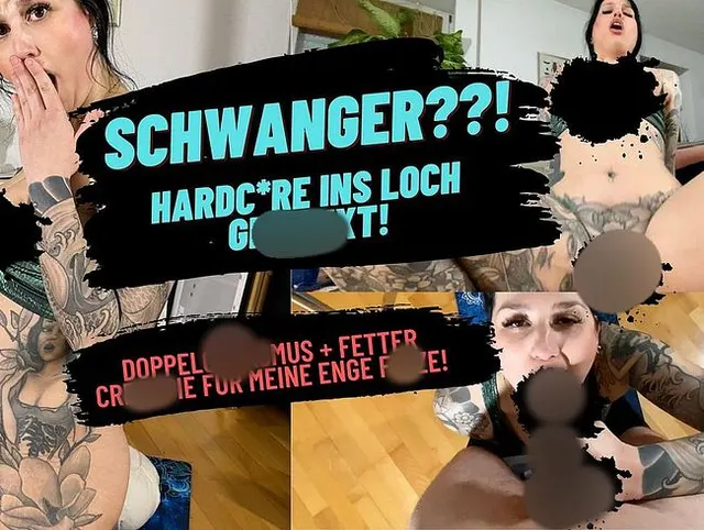 SCHWANGER??! Krasser Doppelorgasmus und ein fetter Creampie!