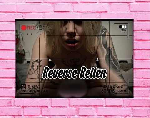 Ich liebe und genieße Reverse Reiten