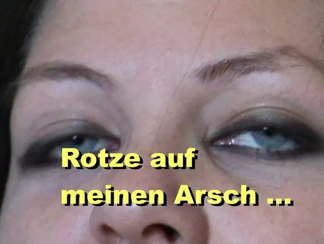 Rotze auf meinen Arsch