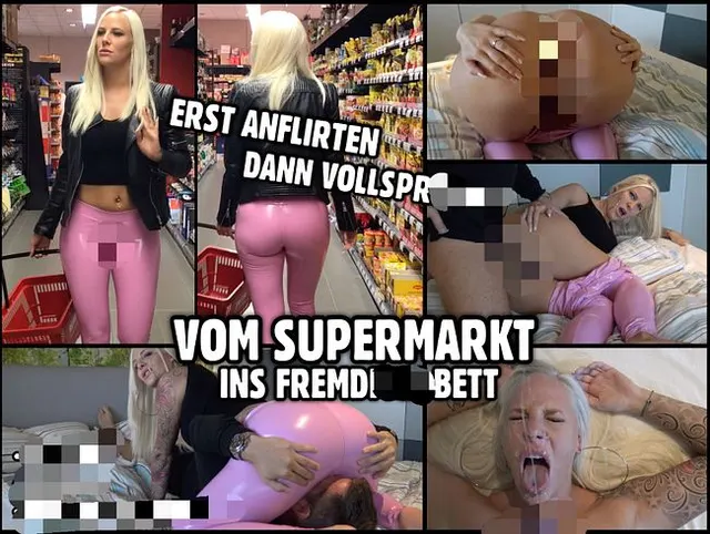 Public Latex Bitch | Vom Supermarkt ins Fremdfick Bett