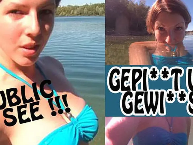 Gepisst und gewichst - Public im See