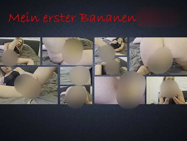 Alleine im Bett – Bananen-Fick bis zum Orgasmus!!!!!!!!!!!