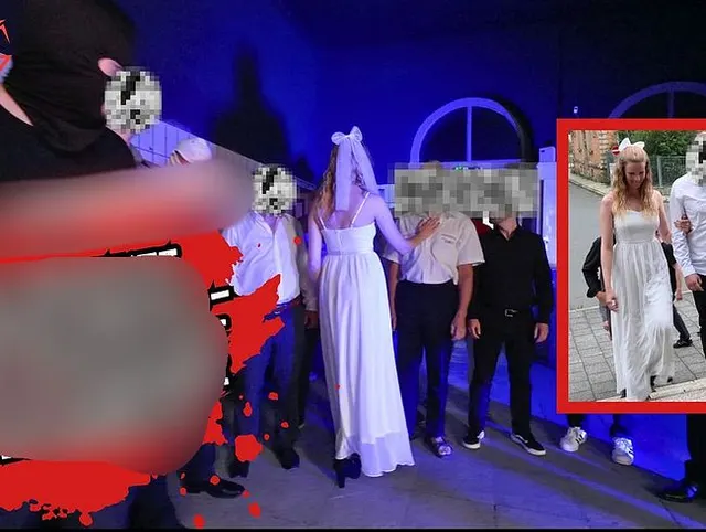 XXL Gangbang zur Hochzeit für Blonde Teen Schlampe!