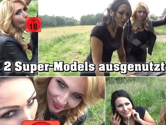 2 Super-Models ausgenutzt - Spermabombe in den Mund