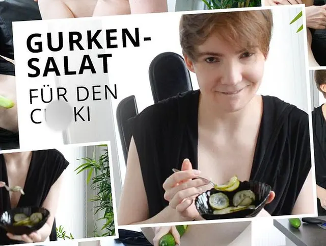 Gurkensalat für den Cucki