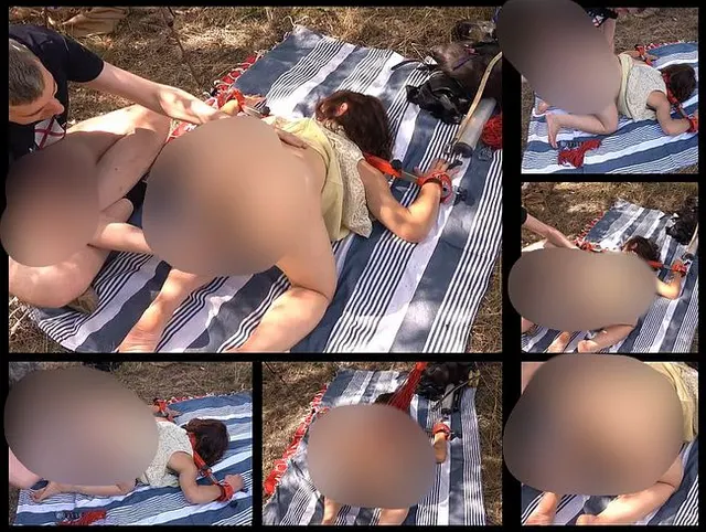 Im Park meine Sklavin benutzt