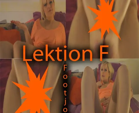 Lektion F = Footjob