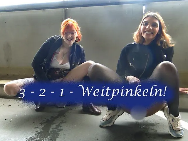 Versaute Public-Bitches markieren ihr Revier!