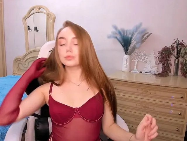 Mädchen mit Handschuhen
