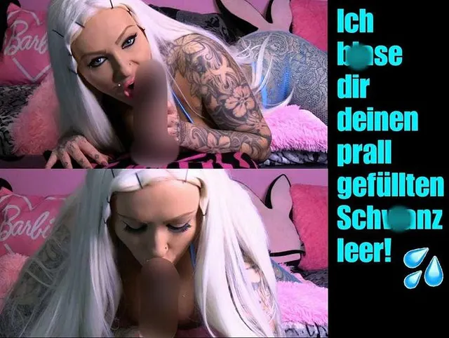 Ich blase dir deinen Schwanz leer!