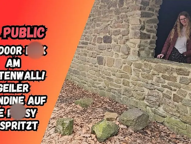 Geile Teen Fotze im Wald abgeschleppt, abgefickt und auf die Fotze gewichst! Eine Geile Ficksau!