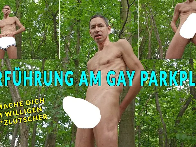 DEINE VORFÜHRUNG AM GAY PARKPLATZ * BLAS MEINE 21CM UND SCHLUCK ALLES!