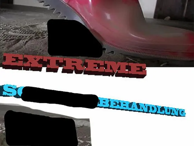 extreme Schwanzbehandlung