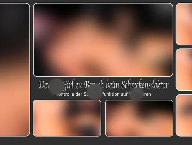Devotes Girl zu Besuch beim Schreckensdoktor - Kontrolle der Scheidenfunktion auf Vibratoren
