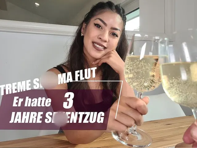 EXTREME SPERMAFLUT! Er hatte drei  JAHRE SEXENTZUG
