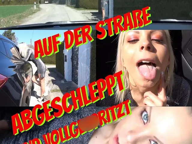 Abgeschleppt und voll in den Mund!!