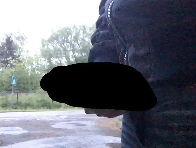 Dutch guy is jerking in public but a train is passing by