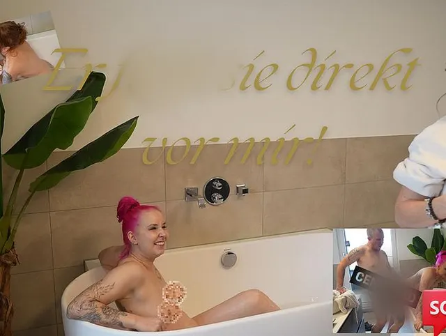 Er platzt in das Badezimmer und fickt Blush_Babe direkt vor meinen Augen