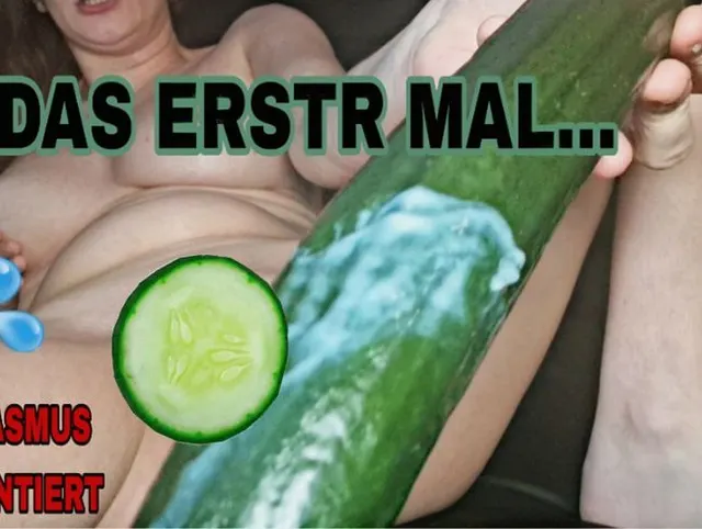 SCHAFFE ICH ES ZUM ORGAMUS MIT EINER GURKE????