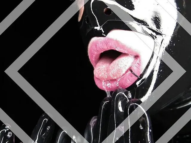 Gooner für Spucke und Latex