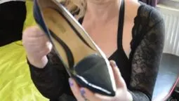 Wollte Torsten meine geilen Lackpumps zeigen ideal für Nylon/Fuss-Liebhaber