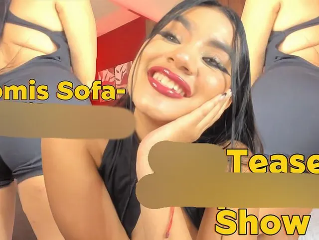Naomis Sofa-Verführung – Ass Tease & Deep Throat Show (ohne Ton)