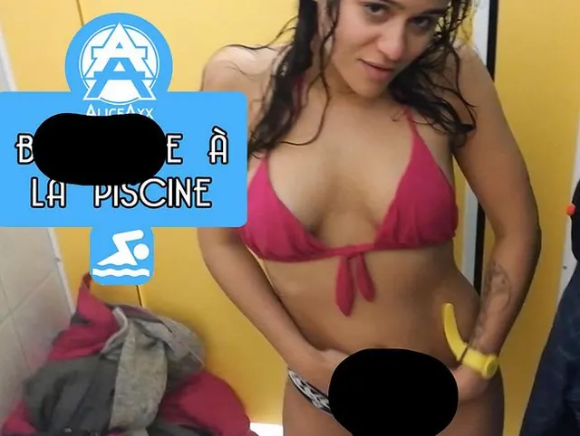 Handjob at the pool