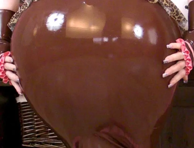 scharfes Latex Babe