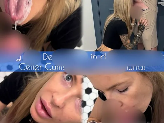 SHOPPING SLUT: Deepthroat in der Umkleidekabine - Geiler Cumshot in meinen Mund!