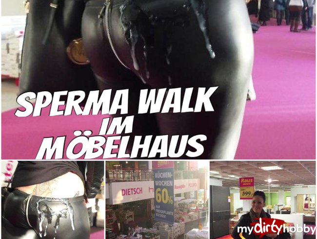 Spermawalk im Möbelhaus!