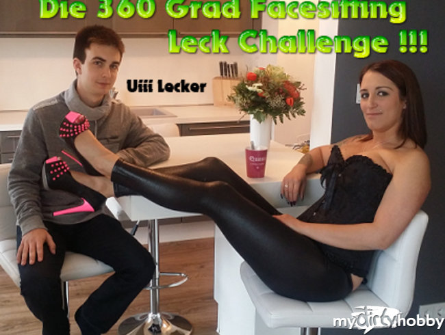 Die 360 Grad Facesitting Leck Challenge !!!