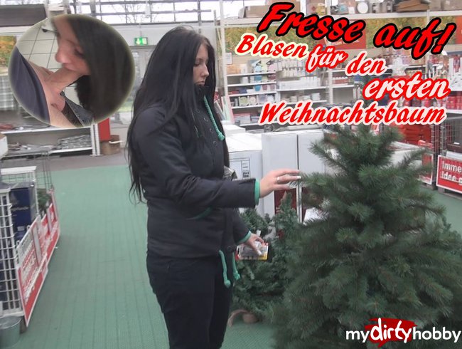 Fresse auf! !!Blasen für den ersten Weihnachtsbaum