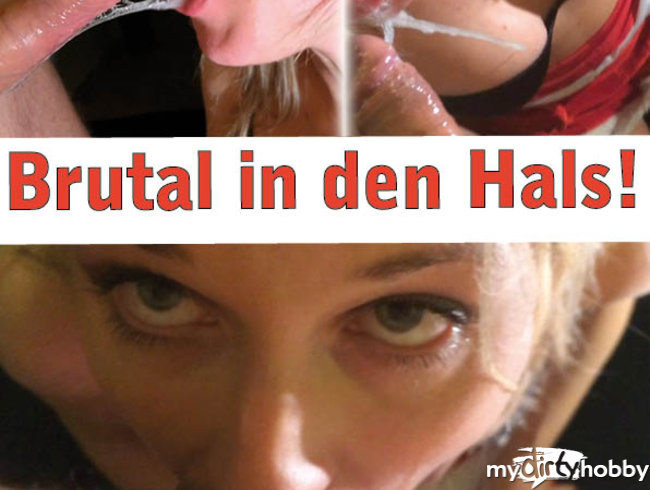 Mia wird brutal in den Hals gefickt!