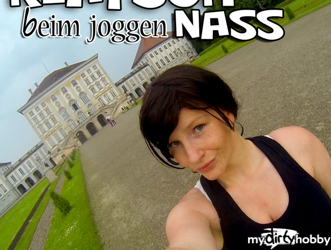 Klatsch nass beim Joggen