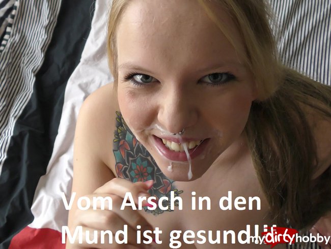 Mein erster Ass to Mouth Fick!!! (+Cumshot)