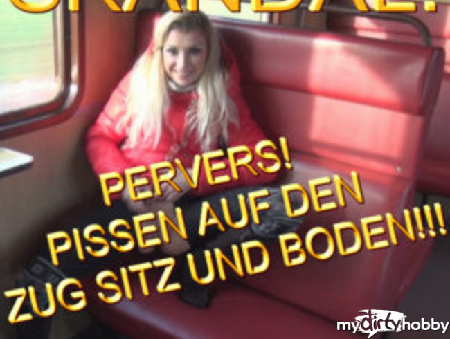 PERVERS! PISSEN AUF DEM ZUG SITZ UND BODEN