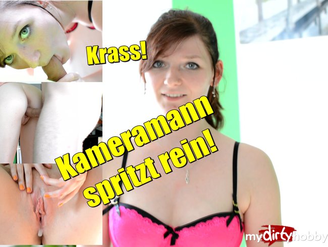 KRASS! Kameramann spritzt einfach rein!