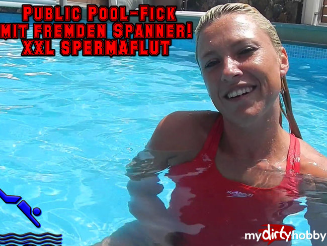 Schamlos im Hotelpool! Bespannert und zerfickt!