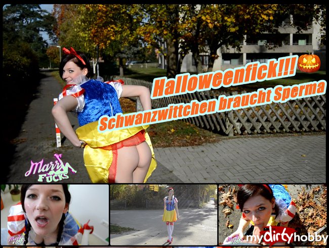 Schwanzwittchen braucht Sperma!!! Halloweensfick!!!