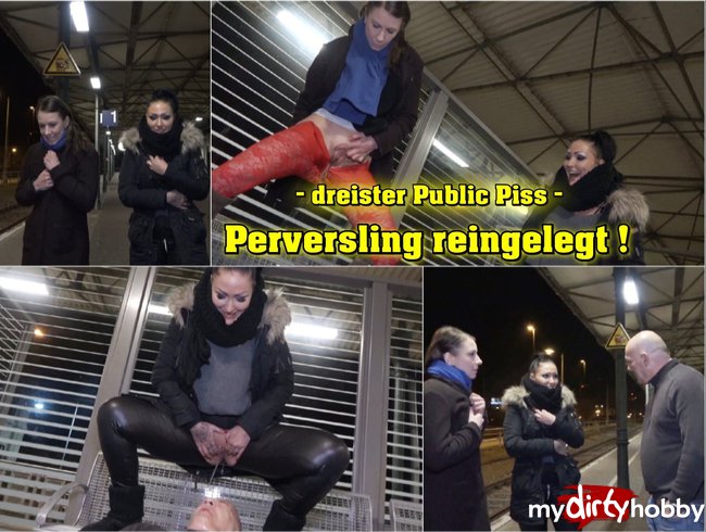 Perversling reingelegt! Public Piss