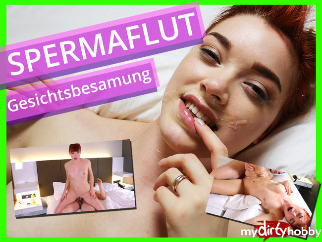 SPERMAFLUT Gesichtsbesamung!!