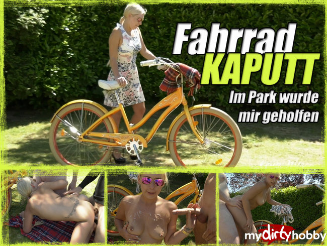 Fahrrad KAPUTT - Im Park wurde mir geholfen