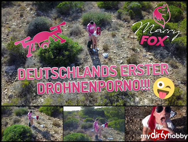 Deutschlands erster Drohnenporno?! Public Outdoor