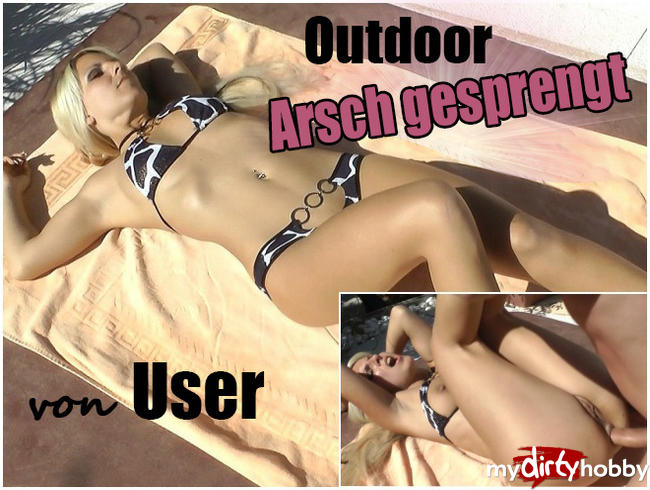 Outdoor Arsch gesprengt von User