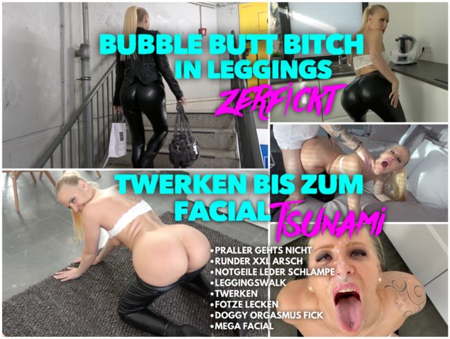 PRALL ARSCH BITCH in Leggings zerfickt | TWERKEN bis zum FACIAL Tsunami