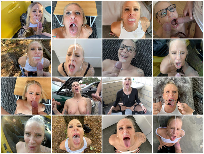 25 Gesichtsbesamungen, Spermaspiele und Schlucken | BEST OF FACIAL 2020