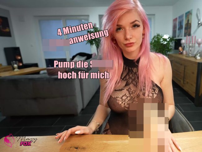 4 Minuten Wichsanweisung. Pump die Sahne hoch
