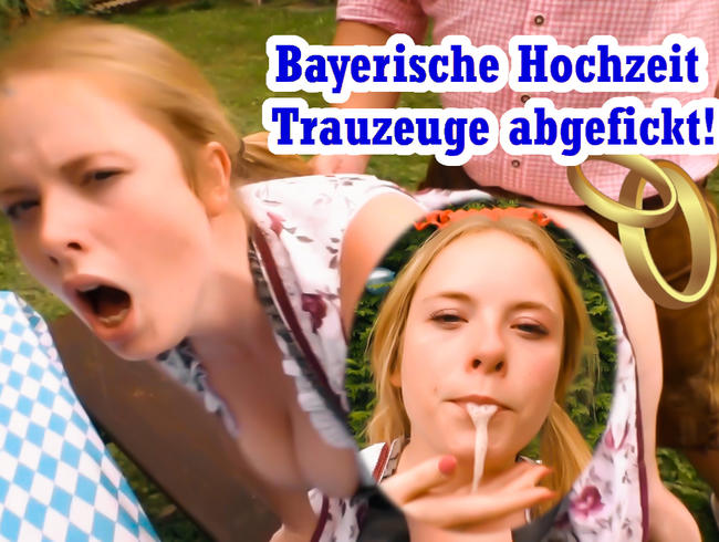 Bei bayerischer Hochzeit Quickie mit Trauzeuge