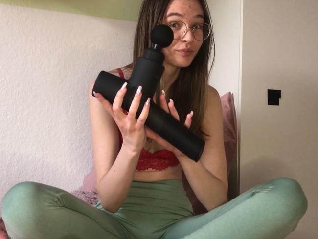 VIEL ZU KRASS!!! EXTREM HARTE MASSAGE!!!  Mein ERSTES MASTURBATIONSVIDEO!