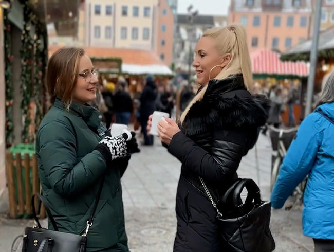 AO SCHLAMPE vom Nürnberger CHRISTKINDLSMARKT | SOWAS geiles hat ER noch nie erlebt! SPERMAEXPLOSION